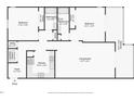 Detailed floor plan showcasing the layout of the home, including room dimensions and closet spaces at 205 Lucaya Loop # 205, Davenport, FL 33897