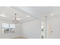 Formal dining room with recessed lighting and a chandelier at 3018 Avalon Ridge Ln, Winter Garden, FL 34787