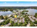 Aerial view showing condo location near lake and community amenities at 206 Orienta Point St # 206, Altamonte Springs, FL 32701