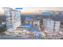 Multi-use commercial and residential real estate development with retail, residential, hotel, and parking highlighted at 155 S Court Ave # 1610, Orlando, FL 32801