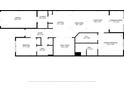 Home floor plan layout showing the arrangement of rooms and dimensions at 2877 Attwater Loop, Winter Haven, FL 33884
