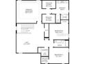 Second story floorplan showcasing the primary bedroom, loft, laundry room, and additional bedrooms at 2424 Park Ridge St, Apopka, FL 32712