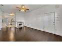 Spacious living room with dark hardwood floors at 1410 Yates St, Orlando, FL 32804