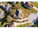 Aerial view showing home's footprint and lot size at 13707 Calle De Ora Ct, Clermont, FL 34711