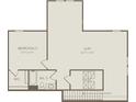 Upstairs floor plan with a loft and one bedroom at 1983 Spring Shower Cir, Kissimmee, FL 34744