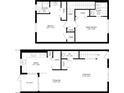 Detailed floor plan showcases the layout of the bedrooms, kitchen, living room, and other spaces at 1624 Rivers Edge Dr, Orlando, FL 32825