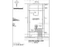 Site plan showing house location, garage, and Golden Laurel Lane address at 9440 Golden Laurel Ln, Orlando, FL 32827