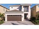 Beautiful two story home with a two car garage and modern design in a desirable neighborhood at 7554 Marker Ave, Kissimmee, FL 34747
