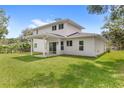 The home features a spacious backyard, a covered patio, and a well-maintained lawn at 634 Burch Ave, Winter Garden, FL 34787