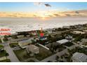 Aerial view showing home's location near beach access at 4260 S Atlantic Ave, Port Orange, FL 32127