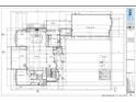 First floor plan displaying layout of kitchen, great room, bedrooms, and oversized 4-car garage at 17710 Broad St, Montverde, FL 34756