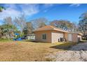 View of the back of a cozy home, showing the outdoor space and simple architectural design at 1740 Palm Rd, Ormond Beach, FL 32174