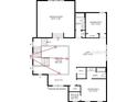 Upstairs floorplan with bonus room, loft, and two bedrooms with walk-in closets at 9835 Laurel Berry Dr, Orlando, FL 32827