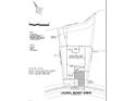 Lot and building plan showing setback, two-car garage, and covered lana at 9835 Laurel Berry Dr, Orlando, FL 32827