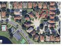 Aerial view showing house location within a residential community at 9564 Venezia Plantation Dr, Orlando, FL 32829
