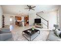 Open living area with modern furniture at 11904 Founders St, Orlando, FL 32832
