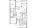 Two-story home floor plan showcasing an open layout, primary suite, and 2-car garage at 9441 Golden Laurel Ln, Orlando, FL 32827