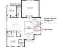Upper floor plan with bonus room, open railing, and multiple bedrooms and bathrooms at 9441 Golden Laurel Ln, Orlando, FL 32827