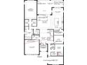 Two-story home floor plan, features primary suite, two-car garage, and covered lanai at 9604 English Laurel, Orlando, FL 32827