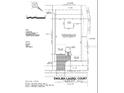 Plot plan showcasing a two-car garage, one-car garage, and covered lanai at 9604 English Laurel, Orlando, FL 32827