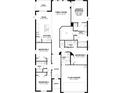 Detailed floorplan showcasing a spacious layout with four bedrooms, two bathrooms, and a two-car garage at 5268 Prairie Preserve Run, St Cloud, FL 34772