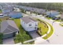 Two-story house with driveway, situated in a quiet residential area at 2910 Black Birch Dr, Ocoee, FL 34761