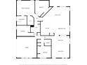 Detailed floor plan showcasing the layout of the home, including bedrooms, bathrooms, kitchen, and living areas at 218 Black Springs Ln, Winter Garden, FL 34787