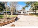 Charming ranch house with brick facade and spacious driveway, surrounded by trees at 1642 Athens St, Lakeland, FL 33803