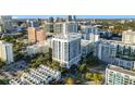 Highrise building aerial view showcasing city skyline and surrounding area at 260 S Osceola Ave # 1611, Orlando, FL 32801
