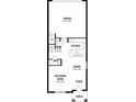 First floor plan showcasing kitchen, gathering room, and garage at 9859 Walkway Dr, Orlando, FL 32832