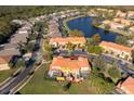 Aerial view showing the townhome's location in community at 4706 Vero Beach Pl, Kissimmee, FL 34746