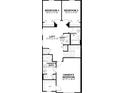 Second floor plan features 3 bedrooms, 2 baths, and a loft at 5106 Rain Shadow Dr, Saint Cloud, FL 34772