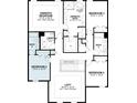 Upstairs floorplan with an owner's suite, 3 additional bedrooms, and 2 baths at 2678 Great Heron Ave, St Cloud, FL 34773