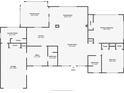 Detailed floor plan showcasing the layout and dimensions of this home with a kitchen, Gathering room, and bedrooms at 280 E Constance Rd, Debary, FL 32713