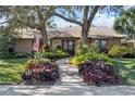 House with a walkway leading to the front door, surrounded by lush landscaping at 230 W Spring Lake Dr, Altamonte Springs, FL 32714