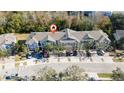 Aerial view of townhome community showing location and parking at 2394 Caravelle Cir, Kissimmee, FL 34746