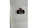 Condo number 226 address marker on building exterior at 11538 Westwood Blvd # 226, Orlando, FL 32821