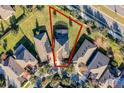 Bird's eye view of house and surrounding neighborhood at 8729 Eden Cove Dr, Winter Garden, FL 34787