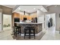 Spacious kitchen with island and breakfast bar at 971 Worthington Ct, Oviedo, FL 32765