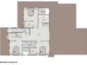 Second floor plan featuring three bedrooms, two bathrooms and a loft at 1417 Miller Ave, Winter Park, FL 32789