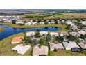 Community overview featuring lakefront homes and green spaces at 2641 Meadow View Ct, Kissimmee, FL 34746
