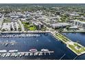 Aerial view of marina and nearby city at 225 W Seminole Blvd # 412, Sanford, FL 32771