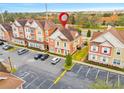 Aerial view showing townhome location in community at 2634 Sunrise Shores Dr, Kissimmee, FL 34747