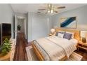 Light and airy bedroom with wood floors and large closet at 1878 Algonquin Ave, Deltona, FL 32725