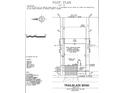 Plot plan of residential lot showing dimensions and building placement at 6232 Trailblaze Bnd, St Cloud, FL 34771