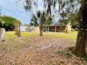 Large backyard with shed and view of house at 567 Rachael Court, Oviedo, FL 32765
