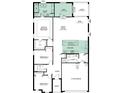 Open floor plan featuring 3 bedrooms, 2 baths, and a 2-car garage at Tbd Ensley Rd, Sorrento, FL 32776