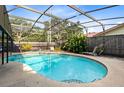 Refreshing kidney-shaped pool under a screened patio at 719 Dawson Ave, Orlando, FL 32825
