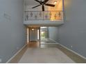 High ceiling living room with balcony loft view at 497 Oak Haven Dr, Altamonte Springs, FL 32701