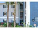 Condo building exterior with gray and blue color scheme at 4208 Clubside Dr # 4208, Longwood, FL 32779